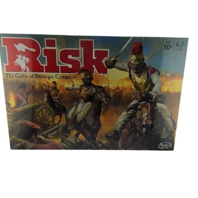 Risk The Game of Strategic Conquest Hasbro Board Game Ages 10+ New Sealed - Image 1 of 4