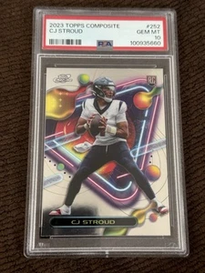 2023 Topps Composite - Cosmic Chrome C.J. Stroud #252 (RC) PSA 10 - Bild 1 von 2
