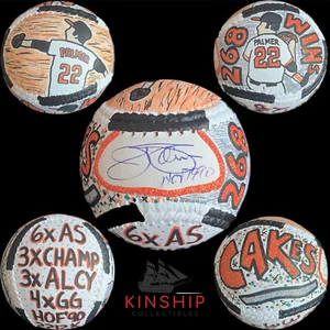 Jim Palmer signed Baseball JSA COA Hand Painted Carter X Orioles HOF Auto Y231 - Picture 1 of 1