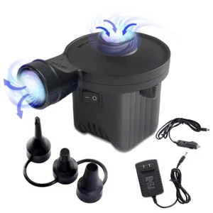 Electric Air Pump Portable Quick-Fill Air Mattress Pumps for Inflatable Cushi... - Picture 1 of 7