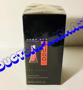 Hugo Boss DEEP RED for WOMEN Eau de Parfum 1.6fl.oz/50m SEALED in RETAIL BOX - Picture 1 of 5