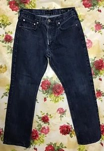 BULL HEAD DENIM CO MEN SLIM STRAIGHT BLUE JEANS PANTS SIZE W32 L 30 - Picture 1 of 3