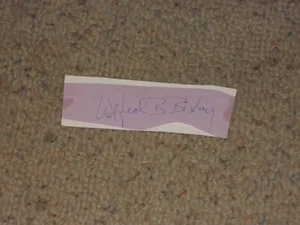 Autógrafo corte firmado por Wilfred B. Bixby - ¡¡INCREÍBLE HULK!!! - Imagen 1 de 2