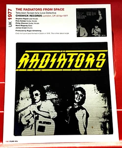 Radiators From Space Television Screen Record Cover Art PICTURE/PRINT 10.5" x 8" - Picture 1 of 3