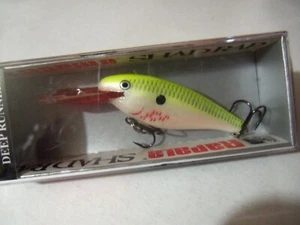 1 Rapala Deep Shad Rap Minnow Lure SR5 BCSD Bleeding Chart Shad NIP - Picture 1 of 7