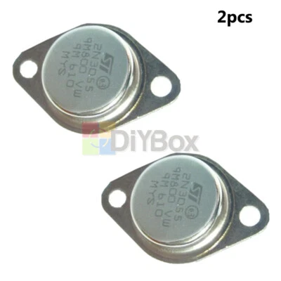 5 Stück 2N3055 TO-3 15A 60V NPN Leistungstransistor Verstärker Schalter Transistor Neueste - Bild 1 von 4