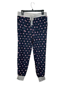 NWOT Honeydew jogger loungewear pajama pants Sz M Holiday peppermint print soft - Picture 1 of 10