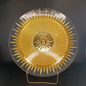 Hand-Laid Gold By Gargoylery Studio, Gilded Glass Serving Platter EXQUISITE - Picture 1 of 3