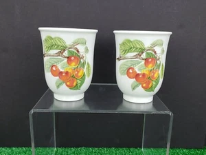 Portmeirion Pottery Stoke On Trent Botanical and Fruit Handless Tea Coffee Cup 2 - Picture 1 of 9