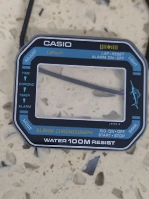 CASIO Marlin W_400 модуль 106 кристалл шкала - стекло новый из старых запасов - Изображение 1 из 4