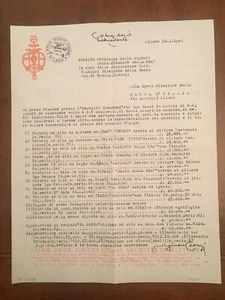 Lettera firmata da Giulio Cisari - Picture 1 of 1