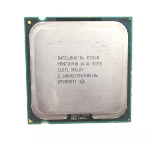 INTEL Pentium Dual Core E5300 Processor @2.60GHz 2MB 800MHz LGA775 SLGTL - Picture 1 of 1