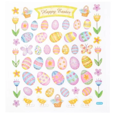 STICKABLITIES Happy Easter Eggs Foil Stickers Planner Papercraft Spring DIY Spring Crafts