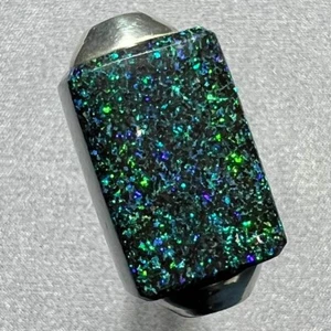 Colores gemas parpadeantes * Cuentas de ópalo de roca de hadas sólidas australianas de 24 quilates * Video - Imagen 1 de 5