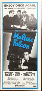 Maltese Falcon Original Australian Daybill Poster 1980's  More valued length  - Picture 1 of 1