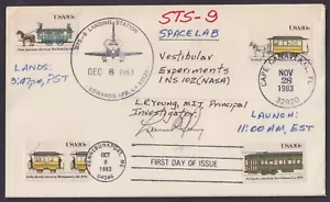 Laurence R. Young, MIT Principal Investigator Vestibular Experiment, STS-9 cover - Picture 1 of 1