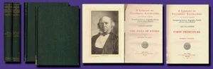 2 HERBERT SPENCER-Data of Ethics/First Principles/Evolution/Darwinism/1900/HB/VG - Imagen 1 de 6