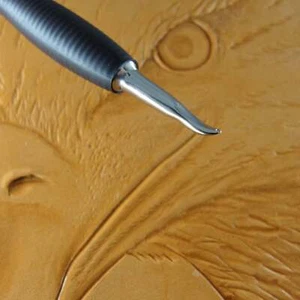 Cuchara de modelado de contorno profesional para artesanías, herramienta de cuero de acero inoxidable - Imagen 1 de 9