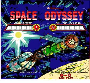Williams Space Odyssey  Pinball Machine Next Gen Translite backglass - Picture 1 of 2