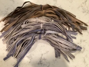 MUD or MOUNTAIN 0901 STUBBIES - 50 rug hooking wool strips #8 cut - Picture 1 of 1