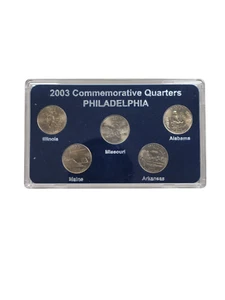 2003 50 States Commemorative Quarters ~ Philadelphia Mint w/ COA + BOX SEE PICS - Picture 1 of 6