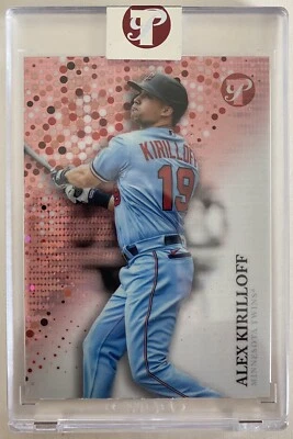Alex Kirilloff 2022 Topps Pristine ROSE GOLD REFRACTOR #/15 ENCASED MN Twins - Image 1 of 2