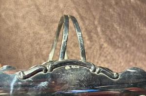 Elegant Solid Silver Napkin Holder - Picture 1 of 6