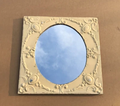 Декоративный спасенный оловянный потолок 23 дюйма кв. Butterscotch металлический зеркало шик 1991-23B - Изображение 1 из 4