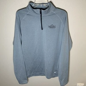 FootJoy Giacca Uomo Grande Blu 1/4 Zip Serie Termica Pullover Intermedio Geometrico - Foto 1 di 13