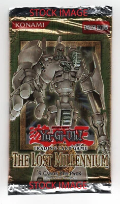 (500621) PACK REFUERZO YUGIOH EL MILENIO PERDIDO Edición Ilimitada Sellado Foto 1 de 2