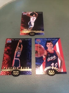 1996 Upper Deck USA Basketball Card 3 Card Lot Stockton Miller - Picture 1 of 9