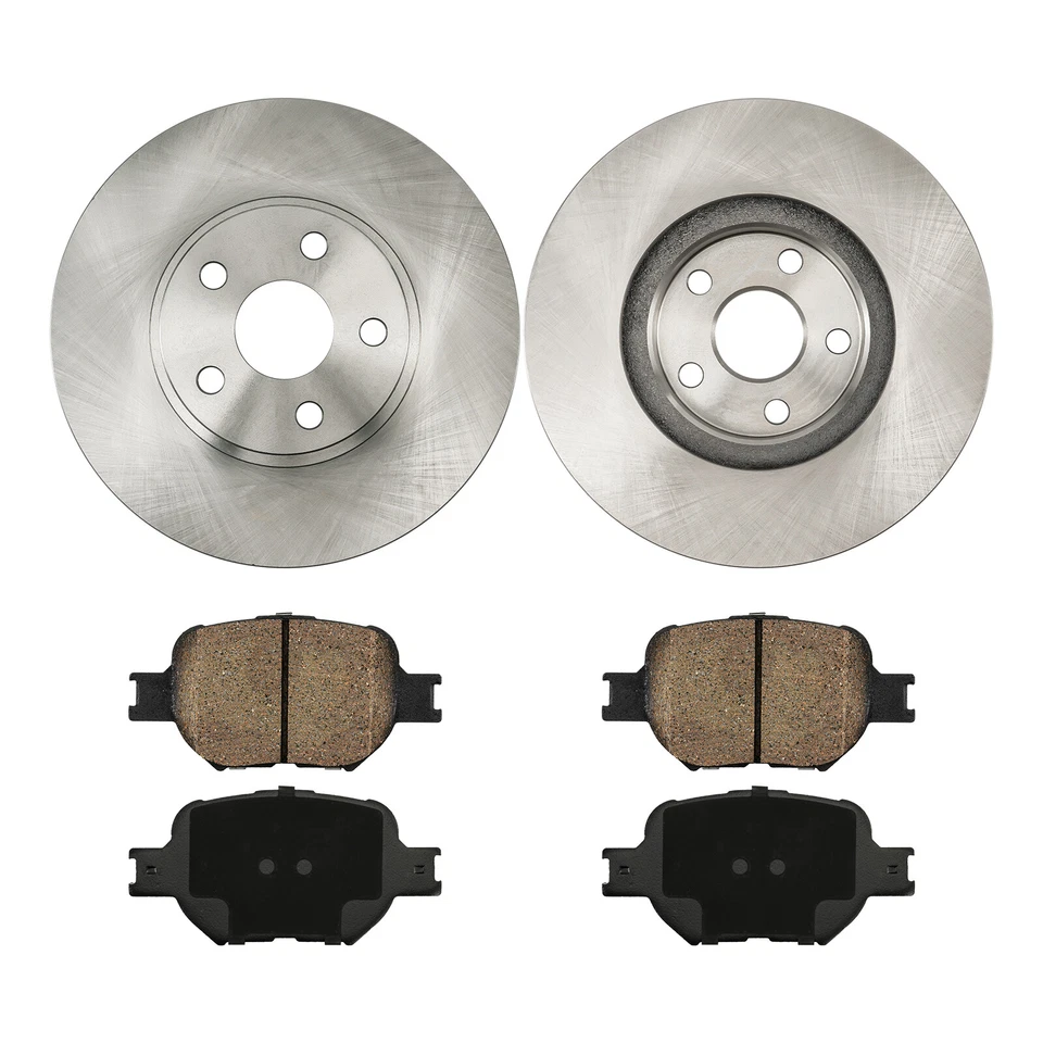 New Front Brake Rotors & Brake Pads for 2002  2003 2004 2005 Toyota Celica - Image 1 of 4