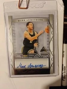 2022-23 Leaf Trinity Mark Armstrong Silver Clear ARC Auto Autograph #6/49 - Picture 1 of 2