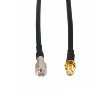 FME Male to SMA Female RG58 RF Cable 1~16FT For Repeater Radio Diplexer Antenna - Image 1 of 2