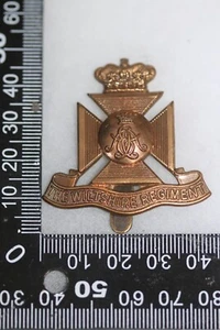 INSIGNIA GORRA METÁLICA EJÉRCITO BRITÁNICO REGIMIENTO WILTSHIRE PATRÓN SEGUNDA GUERRA MUNDIAL - Imagen 1 de 2
