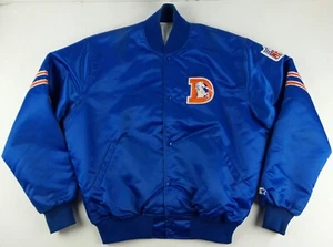 Chaqueta de Satén Vintage Starter ProLine NFL Denver Broncos Talla Para Hombre XL - Imagen 1 de 6