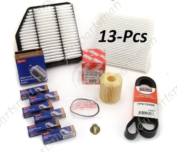 FOR 2006 Lexus GS300 Tune-Up Kit Cap-Rotor-Spark Plugs-Cabin-Oil-Air - Image 1 of 1