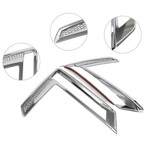 Front Fog Light Cover Trim For Honda CR-V CRV 2023 Accessories Chrome ABS 2PCS - Foto 1 di 18
