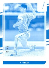 2016 Donruss Test Proof Cyan #165 Yu Darvish /49