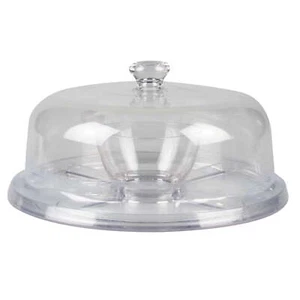 Acrylic Multi-functional 5 in 1 Cake Dome Shatter & Odor Resistant for Everyday - Picture 1 of 10