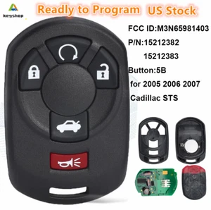for 2005 2006 2007 Cadillac STS New Smart Key Fob M3N65981403 315MHz 15212383 5B - Imagen 1 de 4