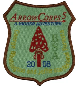 2008 OA Arrowcorps 5 George Washington Flap BRN Bdr (LX417) - Picture 1 of 2