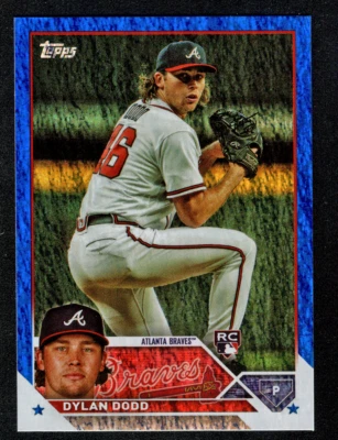 2023 Topps Update Blue Sparkle RC #US51 Dylan Dodd #/999 Atlanta Braves - Image 1 of 2