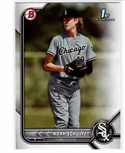 Noah Schultz Chicago White Sox 2022 Bowman Draft 1st Bowman - Picture 1 of 3