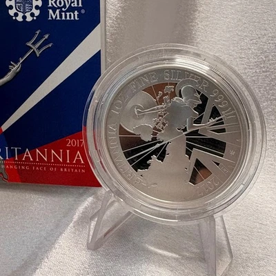 2017 Britannia £2 One Ounce Proof Silver Coin U.K. United Kingdom .999 - Image 1 of 4