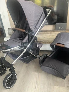 ABC Design Salsa 4 Air Diamond Edition Kombi Kinderwagen, Asphalt - Bild 1 von 7