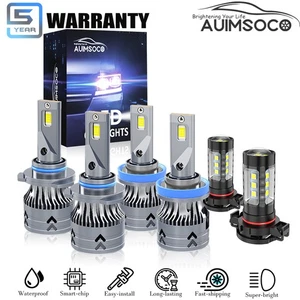 For 2007-2015 Chevy Silverado 1500 2500 Accessories LED Headlights Fog Bulbs Kit - Picture 1 of 14