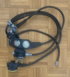 SCUBAPRO MK20 Regulator + Gauges + Hoses Untested. Parts Only - Picture 1 of 11