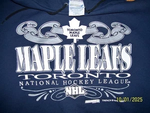 Toronto Maple Leafs Vintage 1993 Hoodie Size Medium By Trench Canada - Picture 1 of 2