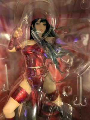 Figura Estatua PVC Kotobukiya Marvel Bishoujo Elektra Escala 1/7 Foto 1 de 4